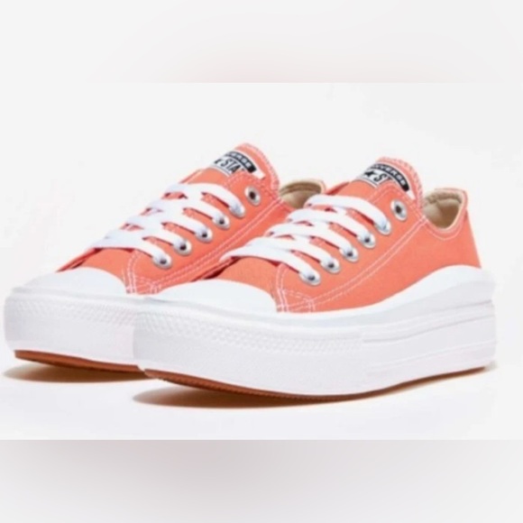 Converse All Star CTAS Move OX Womens Platform Sneakers Size 11 “Bright Madder” - Picture 1 of 14